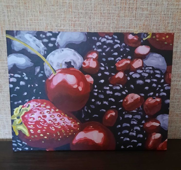Картина ЯГОДЫ готовая