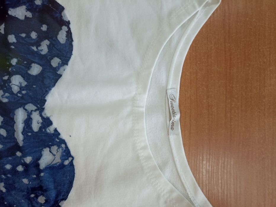 Bluzka bawełniana z aplikacją