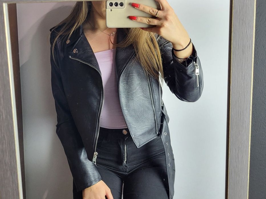 Ramoneska kurtka czarna rozmiar 34