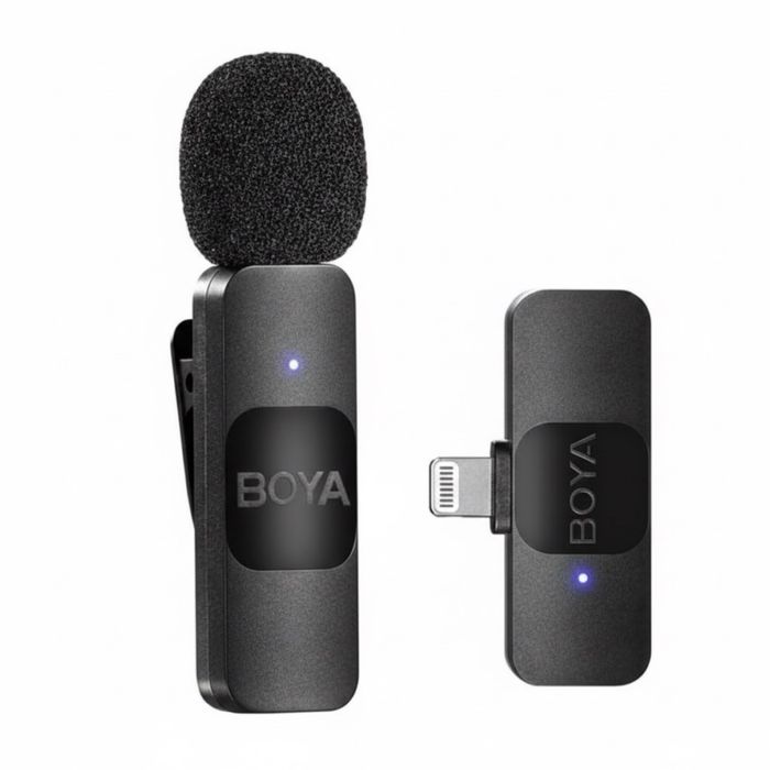 Петличний мікрофон для IPhone Boya бездротовий петличка микрофон айфон