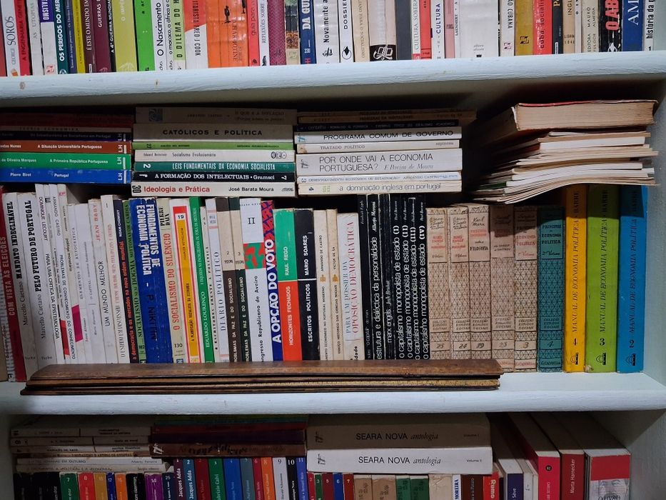 Coleção de livros de política
