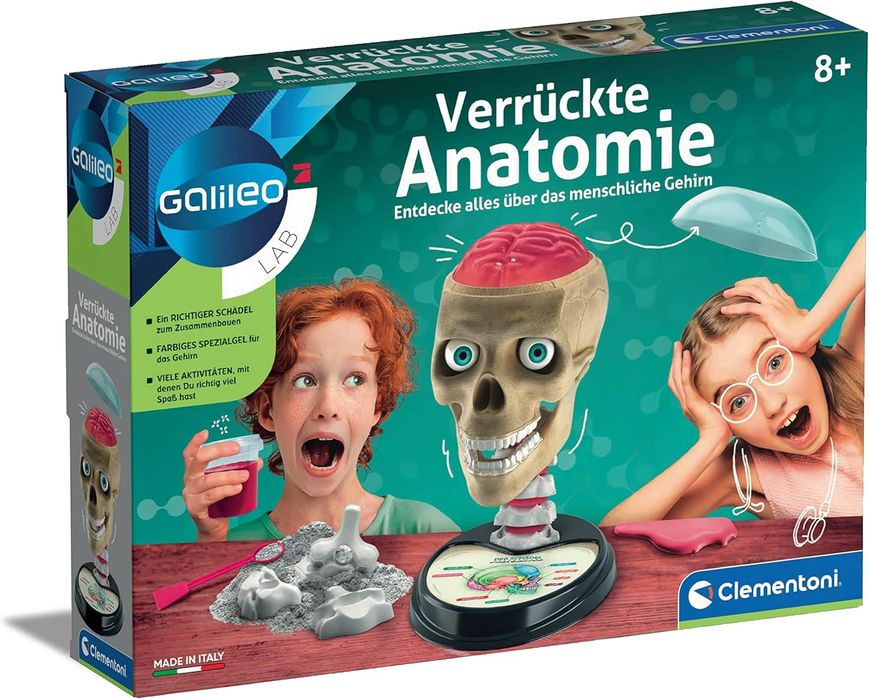 Clementoni, zestaw edukacyjny Anatomia - wersja niemiecka