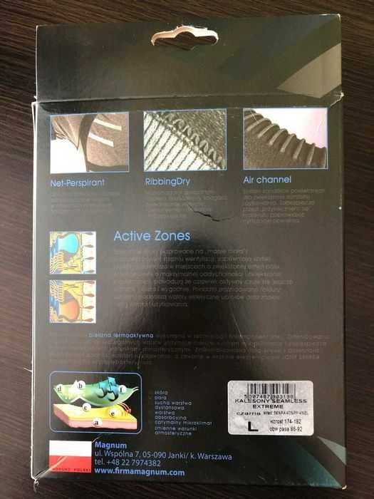 Bielizna termoaktywna Bodydry kalesony czarne L
