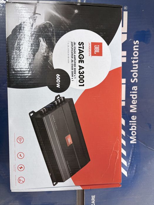 Wzmaczniacz jbl 600 i soobofer alpine 1000