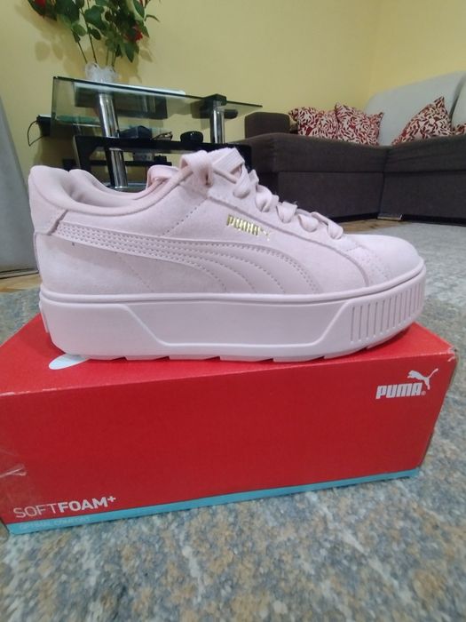 Puma Karmen – różowe sneakersy na platformie | rozmiar 40