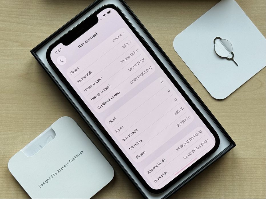 Iphone 12 pro 256 gb, батарея 81%