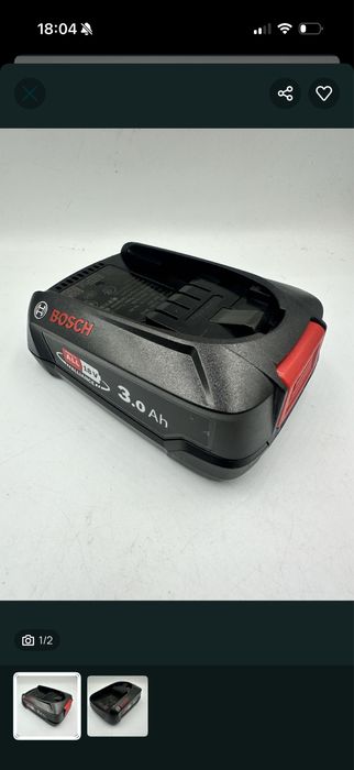 Prawie nowa bateria alumulator Bosch 3.0Ah, power for all Alliance 18V