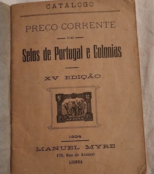 Catálogo  de selos postais de Portugal e colónias  de 1924