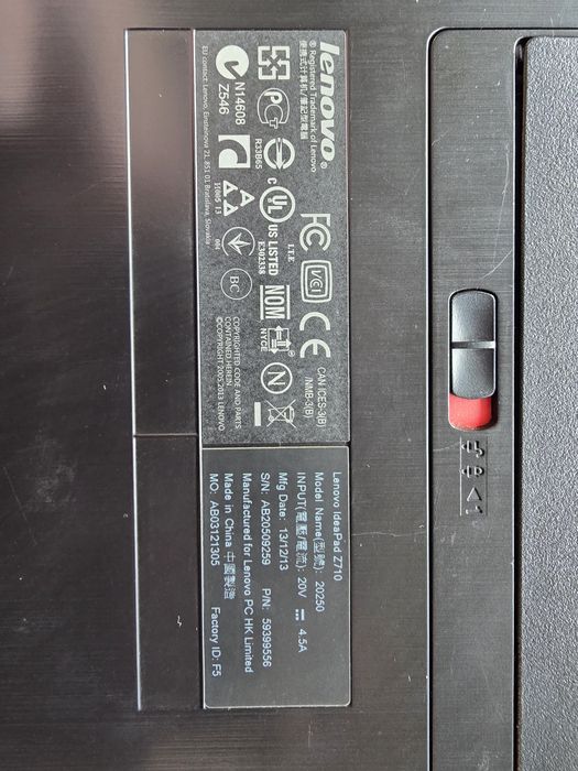 Lenovo IdeaPad z710
