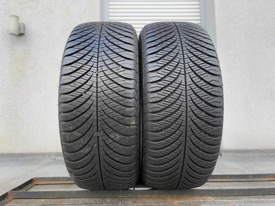 2szt całoroczne 215/55R17 GoodYear 7mm 2023r świetny stan! 4S72 gwaran