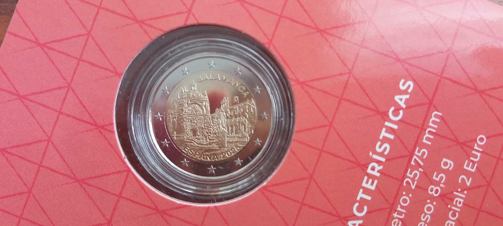 Moeda 2€ Espanha Proof 2025 - Salamanca