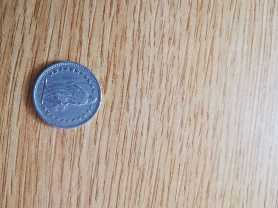 Moeda 1/2 franco suíço 1974