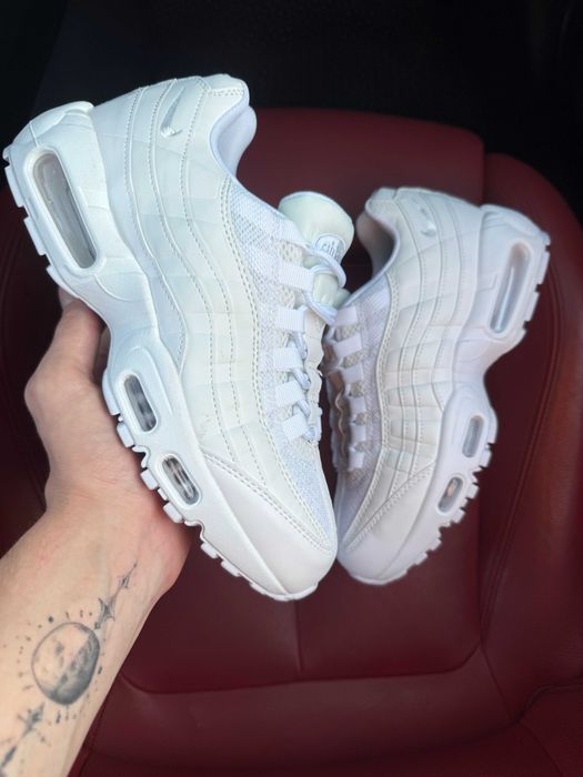 (ОПЛАТА ПІСЛЯ ОГЛЯДУ)Nike Air Max 95 Essential White Найк Аір Макс 95 Есеншиал Білі