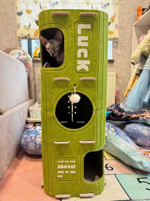 Будинок для кота лежанка для котика когтеточка будинок для собачки