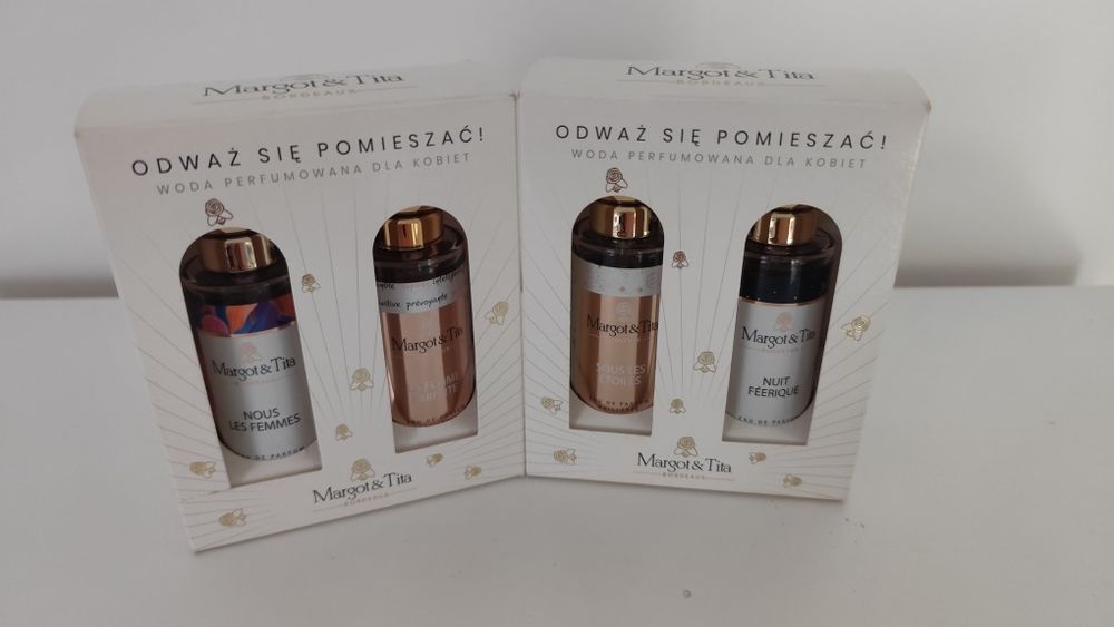Perfumy dwa zestawy Margot