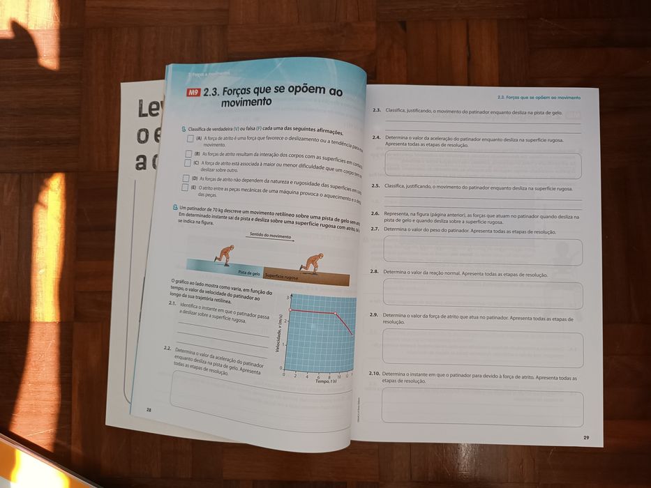 Caderno de atividades de Física-Quimica 9°ano