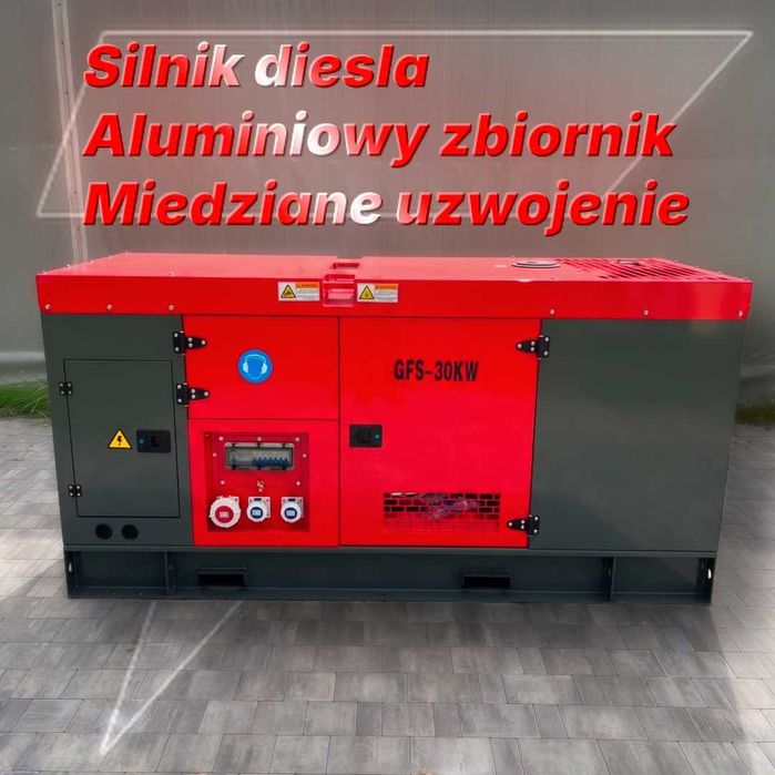 Agregat Prądotwórczy 16kW, 20kW, 30kW, 40kW Tundra | Miedź 100% + Zasilanie Awaryjne SZR/ATS