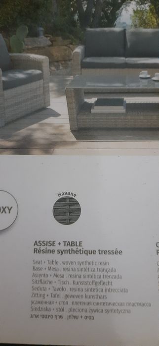 Mesa de centro exterior