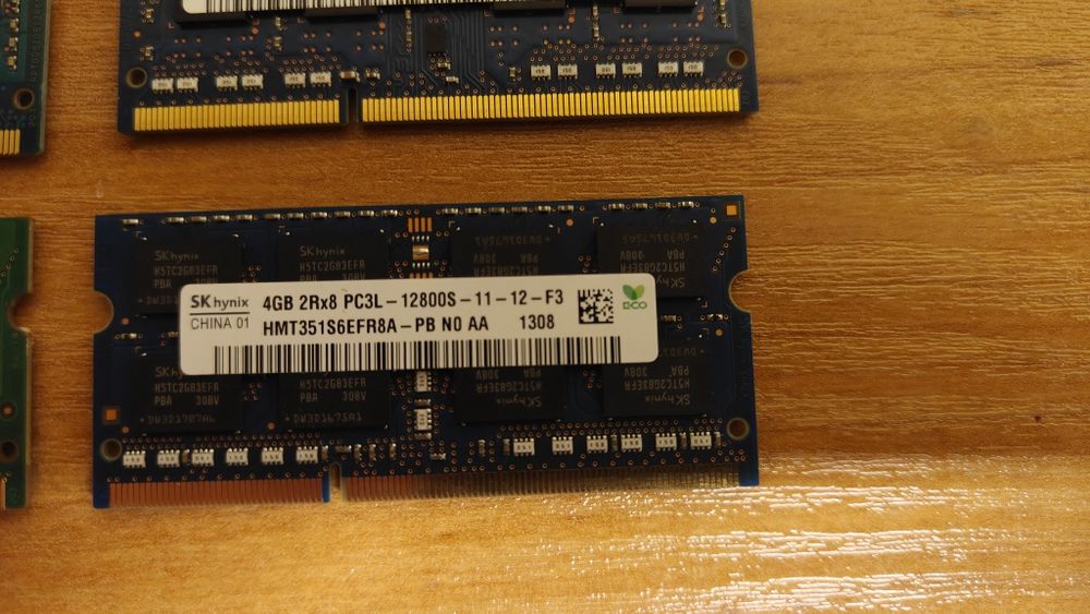 Pamięć RAM DDR3l 4 GB  4 sztuki