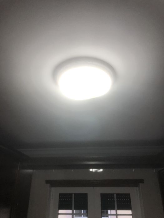 Candeeiro de teto em percelana