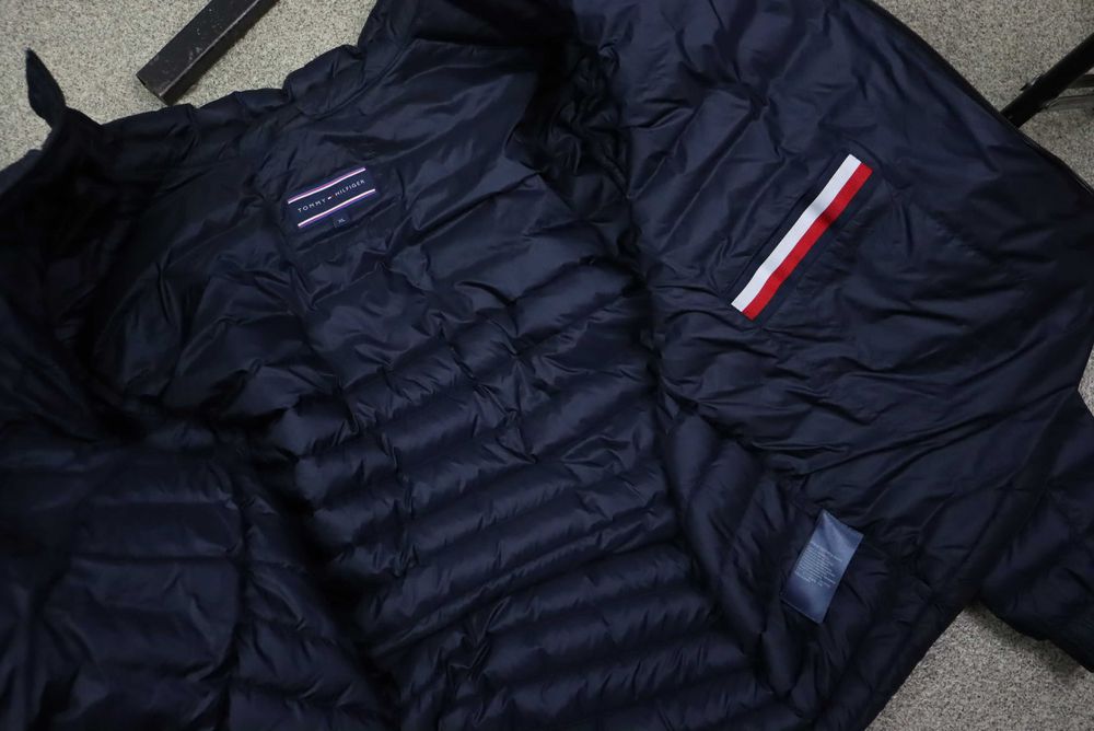 Tommy Hilfiger męska puchowa kurtka jesienna rozmiar XL