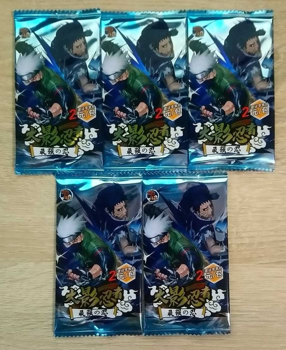 5 Boosterów z Kartami Naruto HY-4002