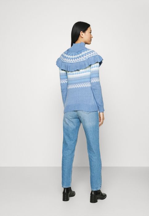 Sweter damski golf z falbaną Who What Wear 36