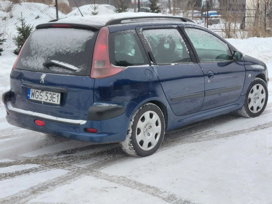 Jedyny w PL 206 z 1.6HDI climatronic PT na rok! Rej PL