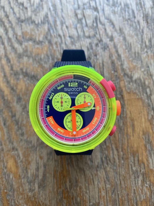 SWATCH Neon SB06J100 - unikatowy, stylowy, kultowy