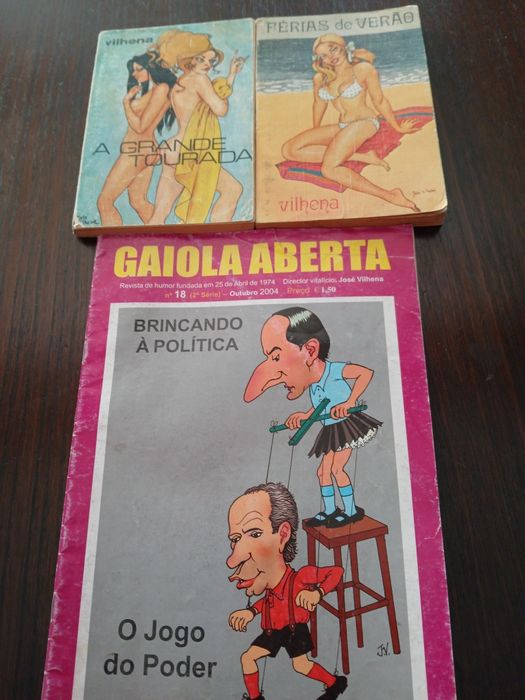 Livros humor de José Vilhena - raros