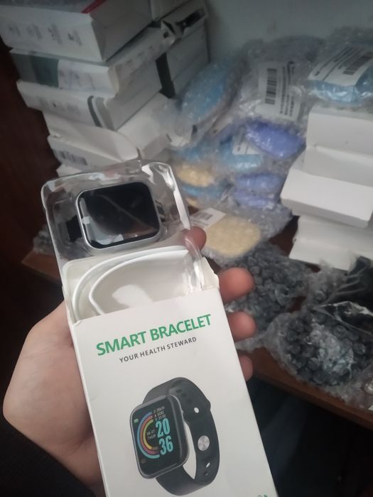 D20 Pro/Y68 Pro 1,44 дюйма Смарт-часы Bluetooth Фитнес Браслет