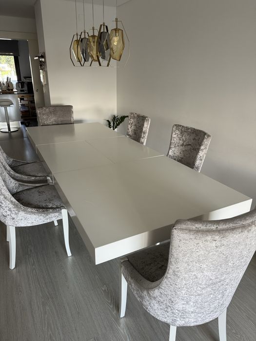 Mesa + cadeiras sala