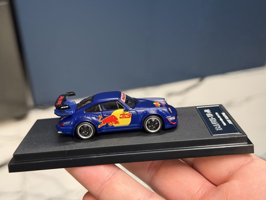 Mini Station Porsche 911 964 RWB Red Bull Rauh Welt #33 Max Verstappen
