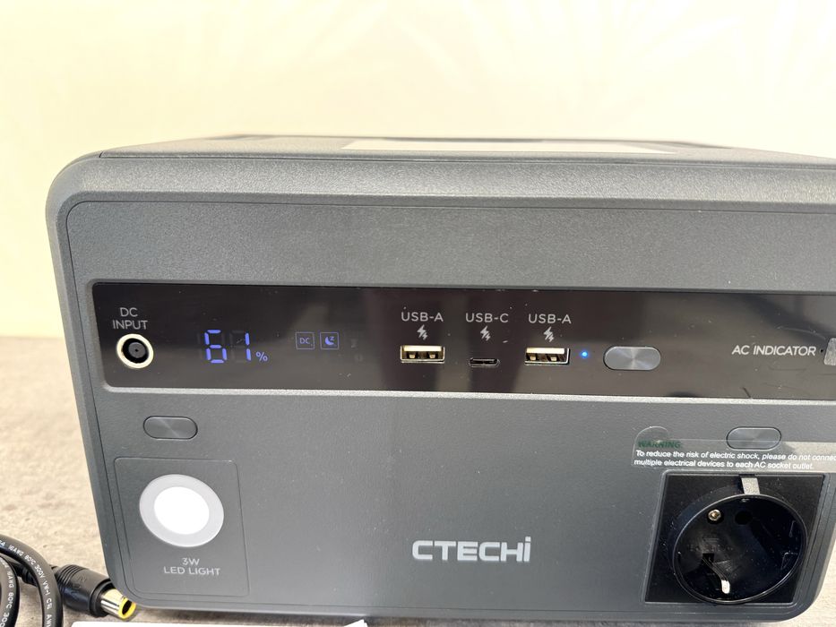CTECHI 450Вт‼️LiFePo4 Зарядная станция с аккумулятором зарядна станція для квартиры дома ноутбука роутера світла з MPPT комплект резервного питания