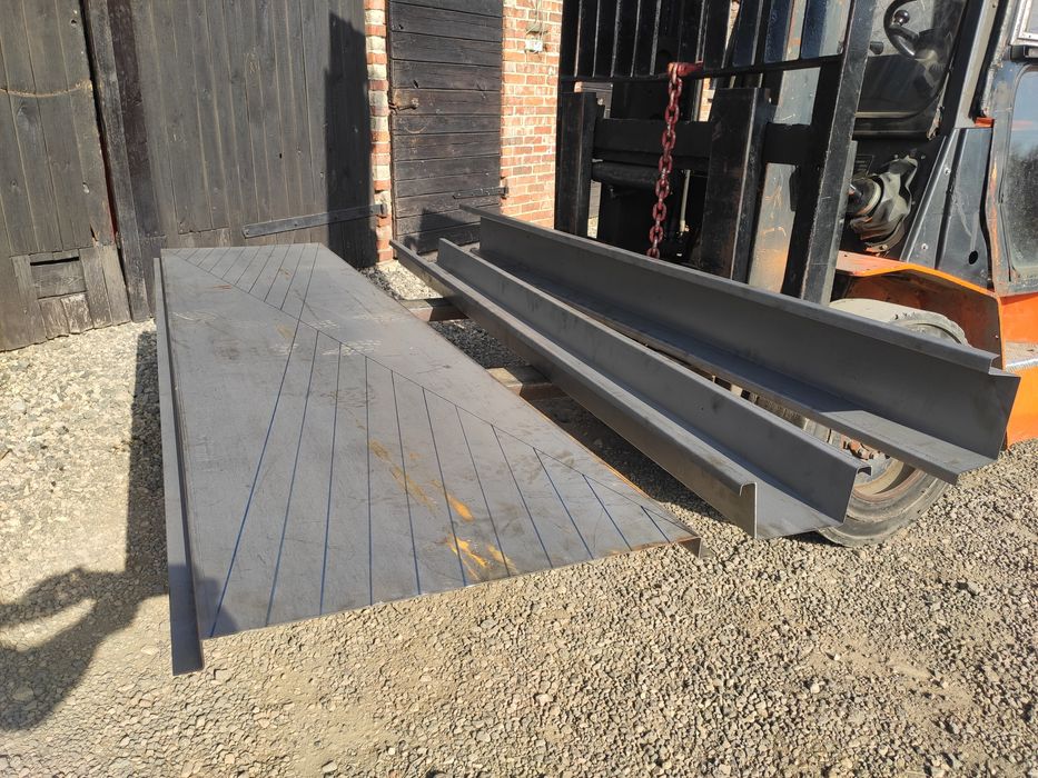 Blacha na kontener morski silos burty nadstawki przyczepa rozrzutnik