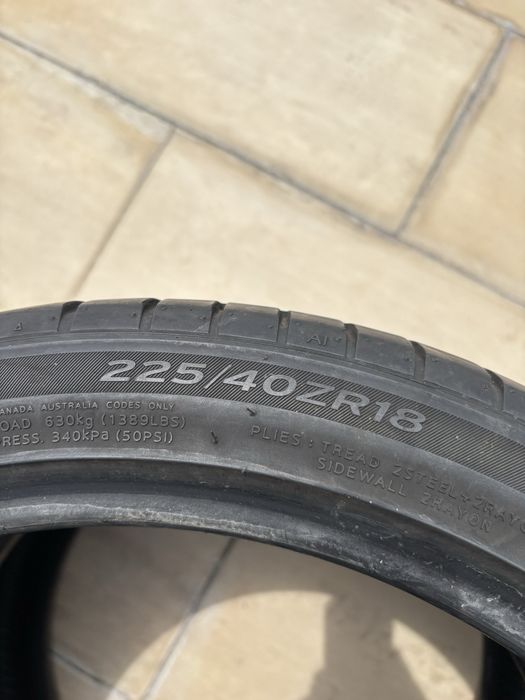 Jantes 18 5x120 Original BMW 1er F20/F21 2er F22/F23 COM DOIS PNEUS HANKOOK