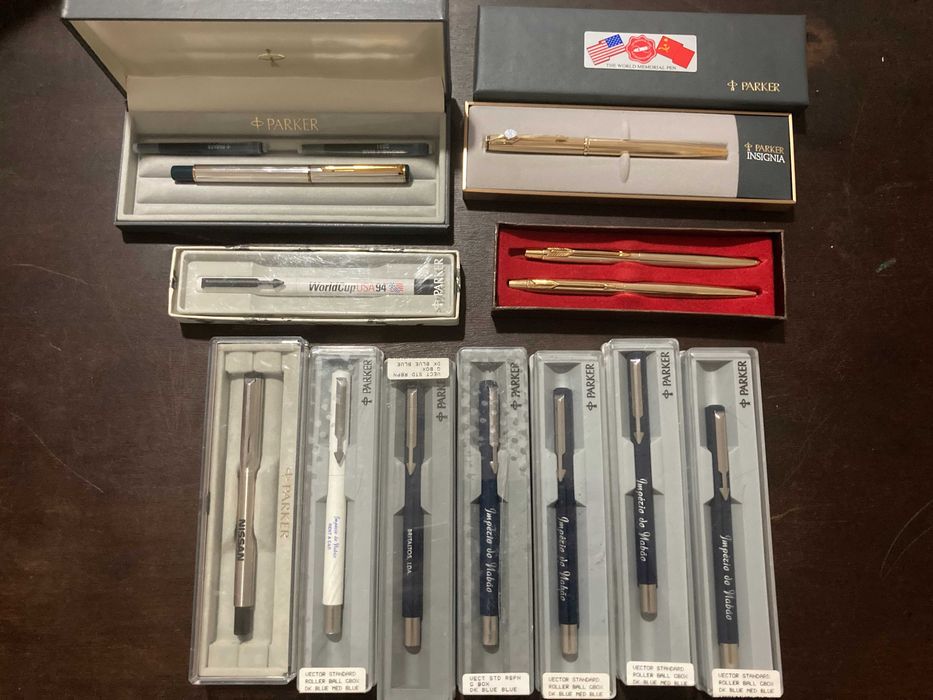 Canetas várias para venda - algumas de colecção parker cross Dupont