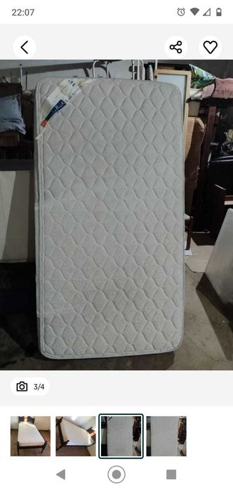 Colchão de solteiro molas 1,83x89