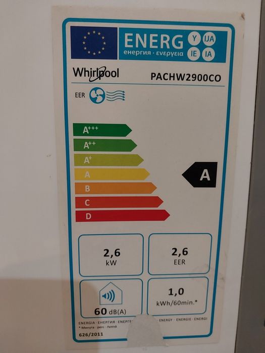Klimatyzator WHIRLPOOL PACW2900