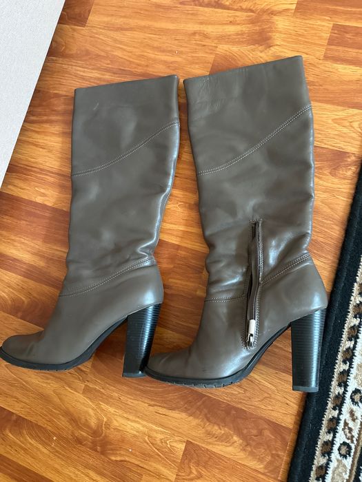 Сапожки жіночі,39 розмір, шкіра, осінь-тепла зима
