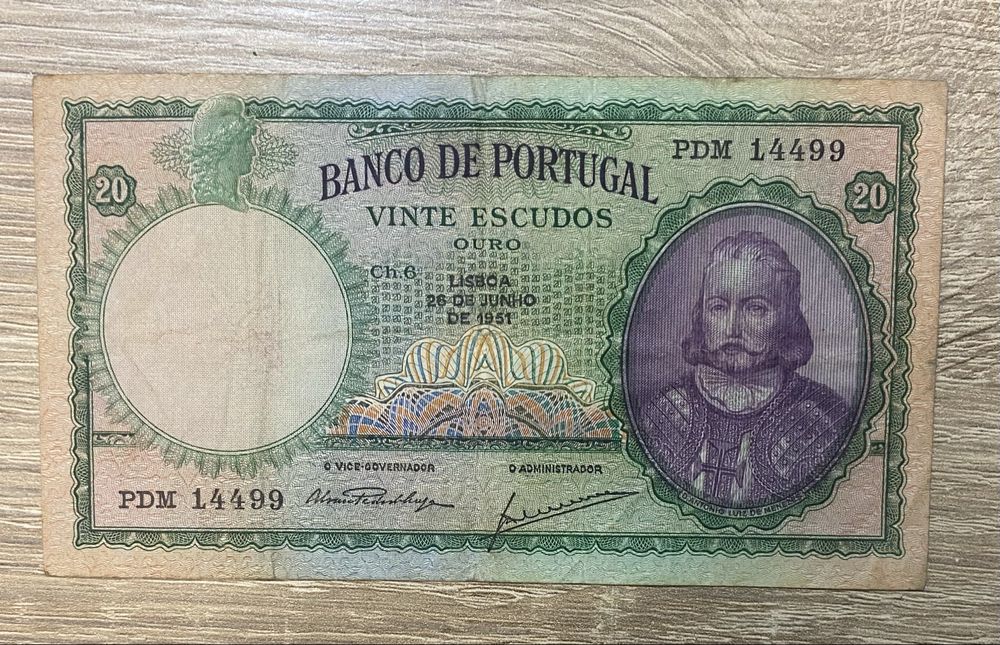 Nota  1315 - 20 Esc. 1951