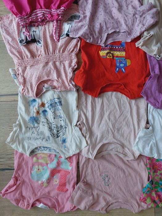 Mega paka koszulka z krótkim rękawem na lato dla dziewczynki różne mar