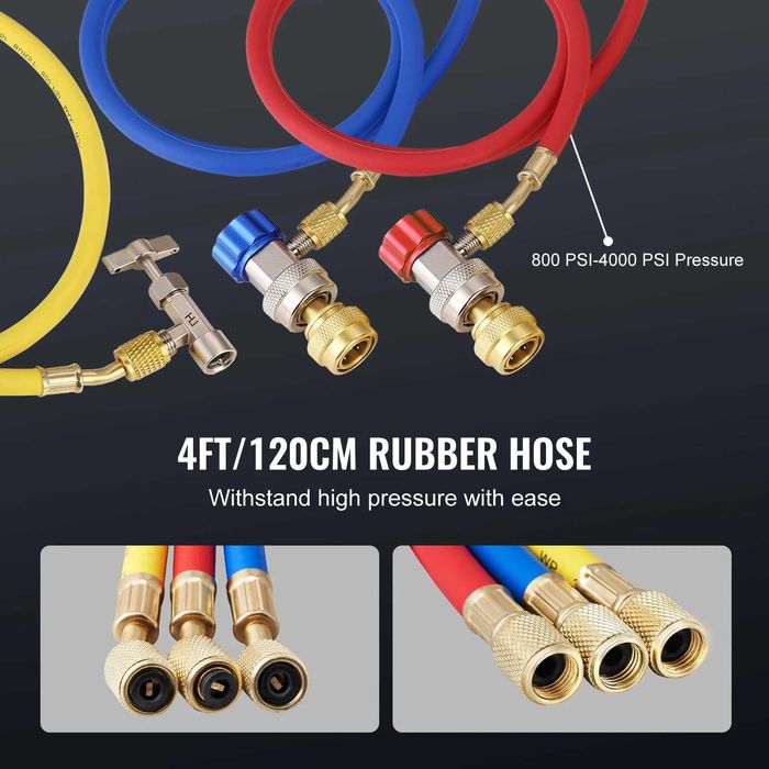 [NOVO] Kit Refrigerante p/ Ar Condicionado • Bomba de Vácuo • 3.5 CFM