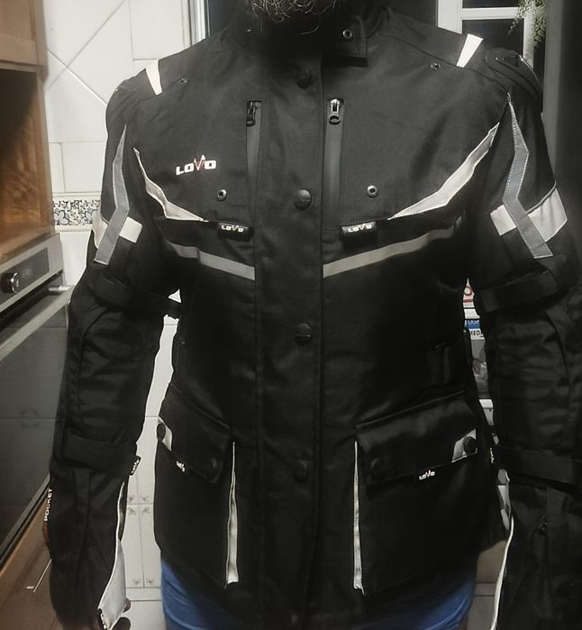Casaco e calças de cordura moto
