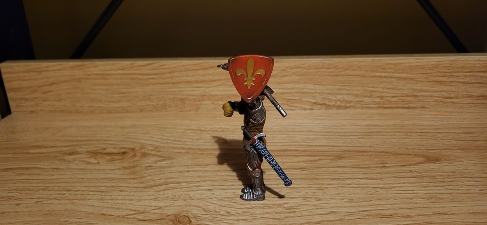 Schleich rycerz piechur do drabiny figurki model z 2007 r.