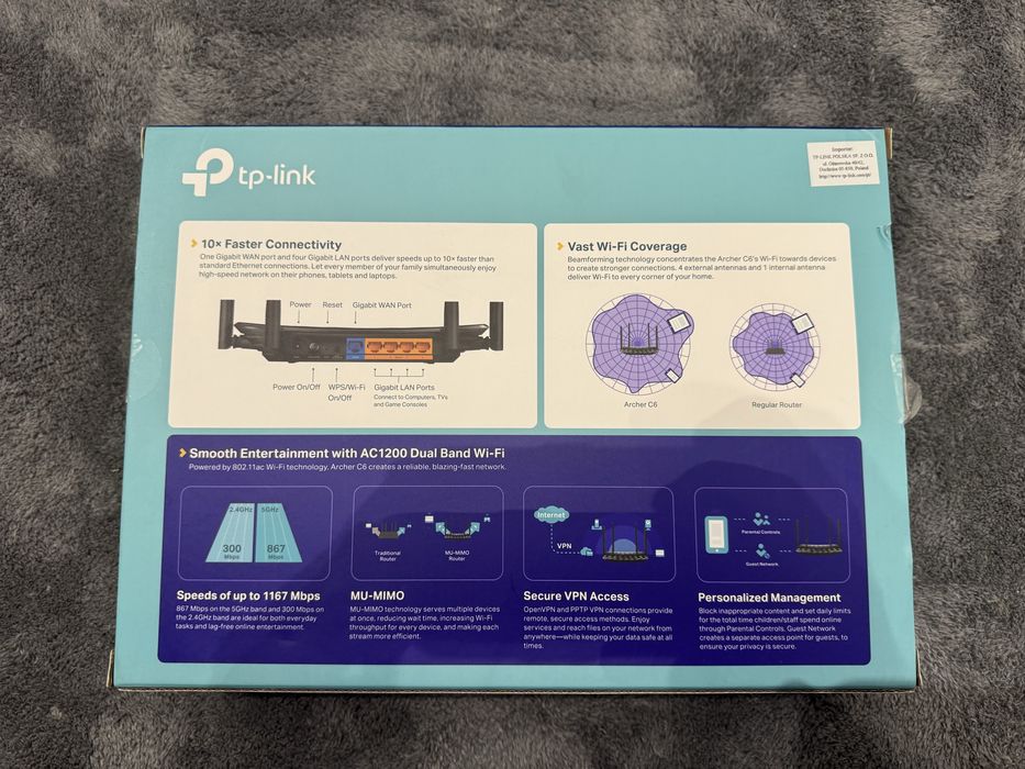 Router TP-LINK Archer c6 v2