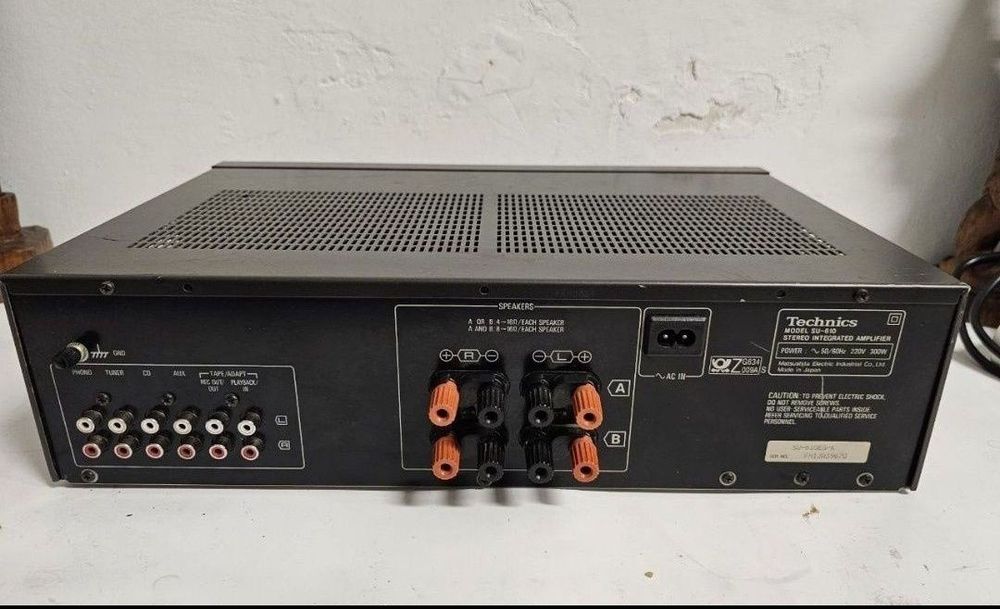 Stereo Wzmacniacz Technics SU-610, 2 x 80 W (DIN), Japan