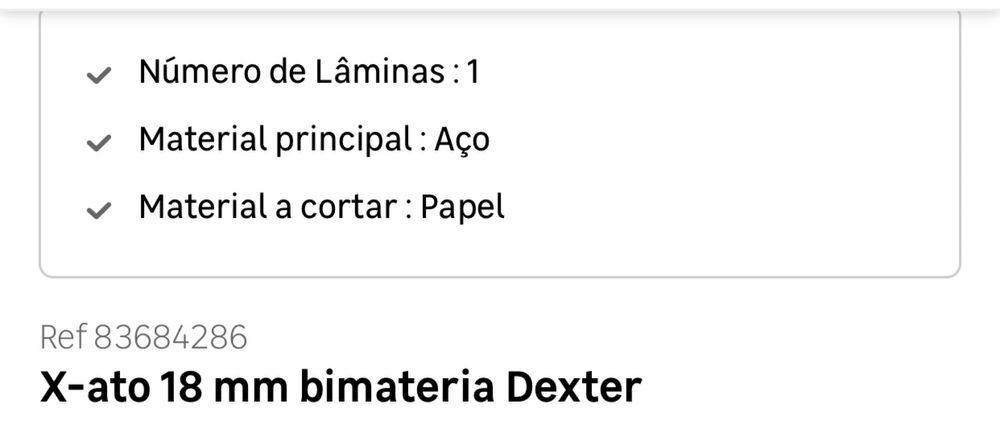 X ato Dexter novo com embalagem