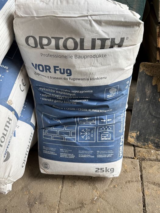 Zaprawa z trasem do dugowania klinkieru STARA BIEL, Optolith