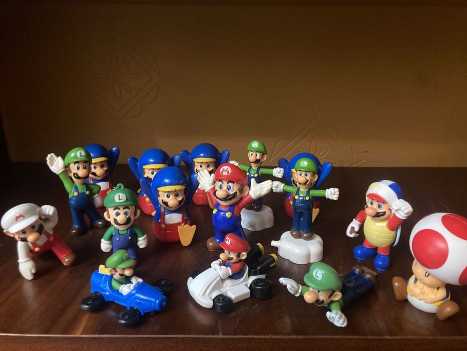 Фигурки игрушки Макдональдс. Супер Марио, Луиджи. Super Mario
